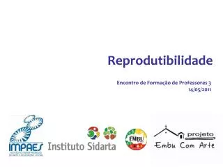 reprodutibilidade