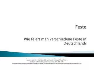 feste