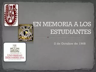 en memoria a los estudiantes