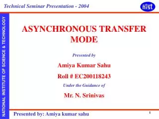ASYNCHRONOUS TRANSFER MODE