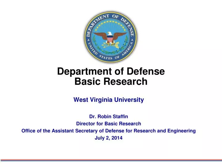 department of defense basic research