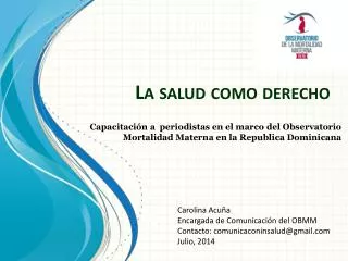 la salud como derecho