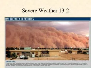 Severe Weather 13-2