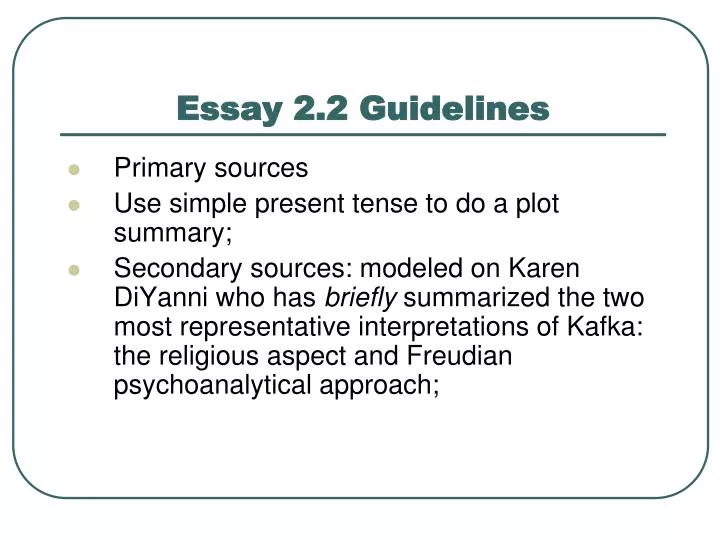 essay 2 2 guidelines