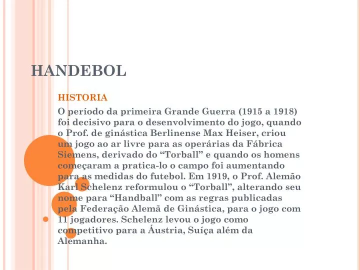 Handebol: história, fundamentos, regras, elementos - Brasil Escola