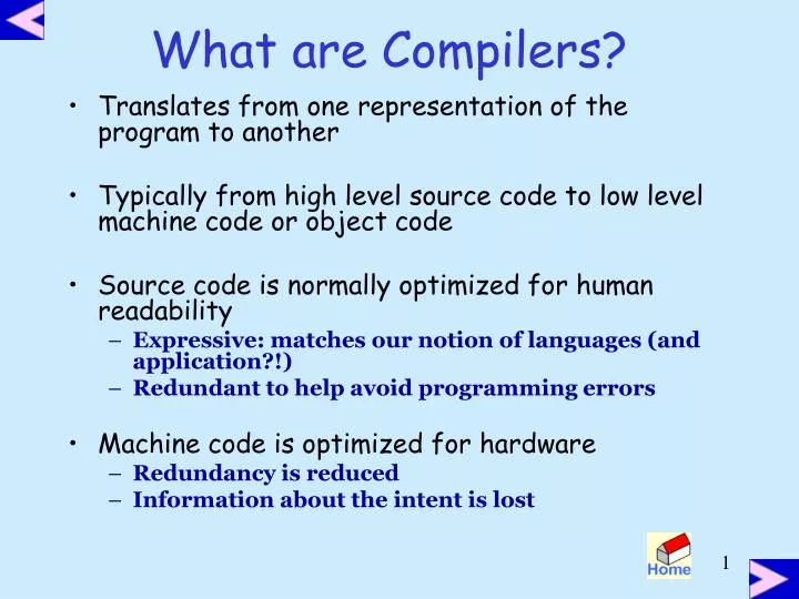 what are compilers