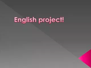 English project!