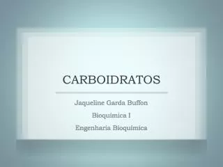 carboidratos