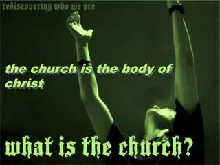 the church is the body of christ