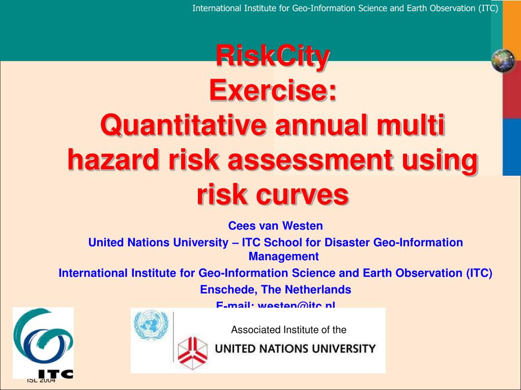 PPT - RiskCity Exercise: Quantitative annual multi hazard risk ...