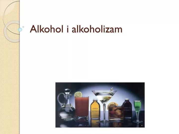 alkohol i alkoholizam