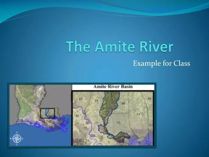 the amite river