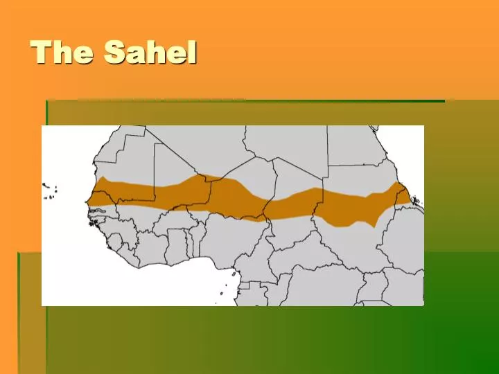 the sahel
