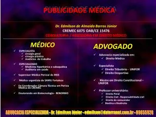 publicidade m dica