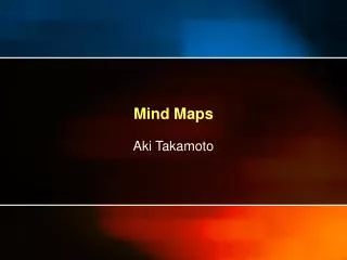 Mind Maps