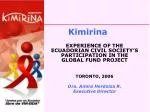 Kimirina - slide 1