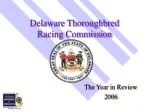 Delaware Thoroughbred Racing Commission - slide 1