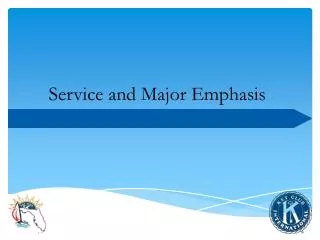 Service and Major Emphasis