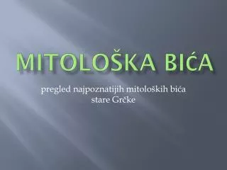 mitolo ka bi a