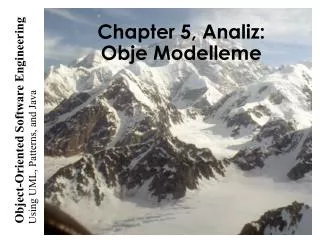 Chapter 5, Analiz: Obje Modelleme