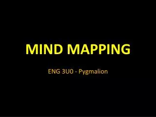 MIND MAPPING