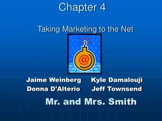Chapter 4 Taking Marketing to the Net