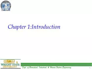 Chapter 1:Introduction