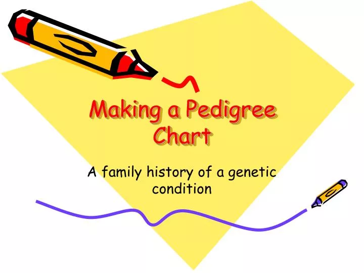 making a pedigree chart