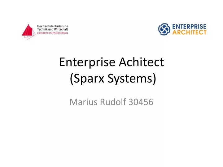 enterprise achitect sparx systems