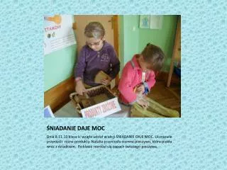 niadanie daje moc