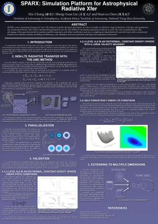 SPARX: Simulation Platform for Astrophysical Radiative Xfer