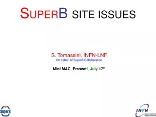 S UPER B SITE ISSUES