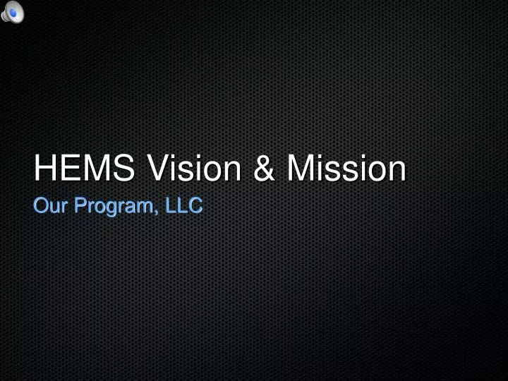 hems vision mission