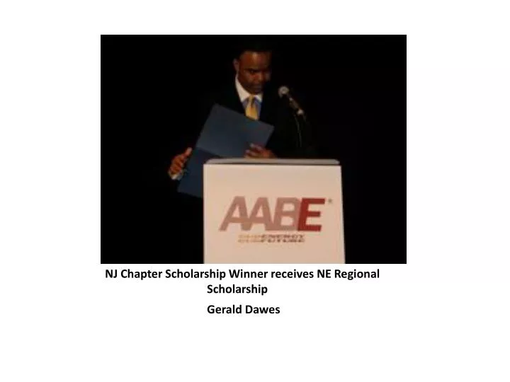 nj chapter scholarship winner receives ne regional scholarship