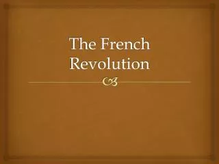 The French Revolution