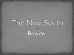 The New South - slide 1