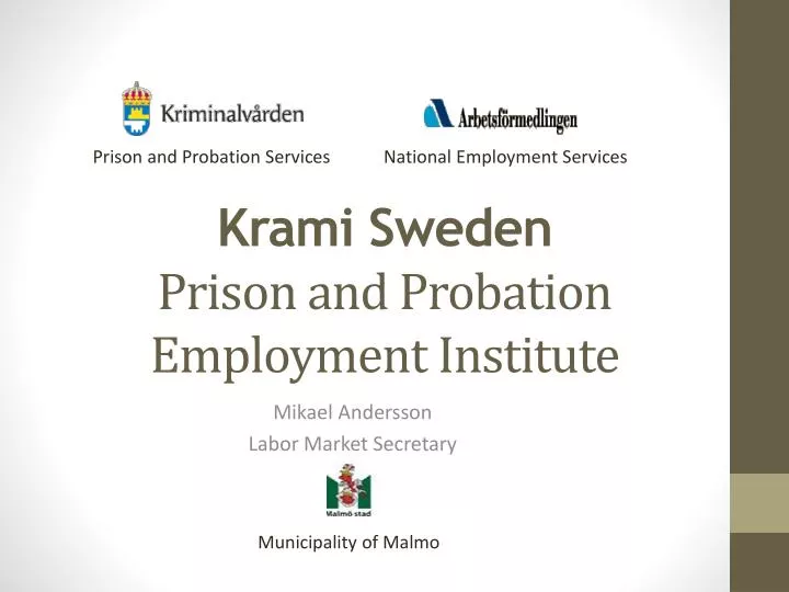 krami sweden prison and probation employment institute