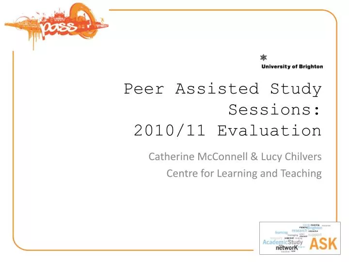peer assisted study sessions 2010 11 evaluation