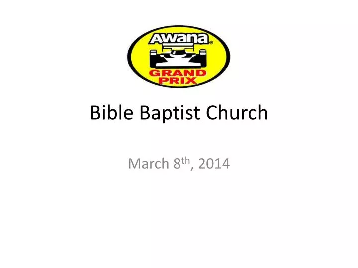 bible baptist church