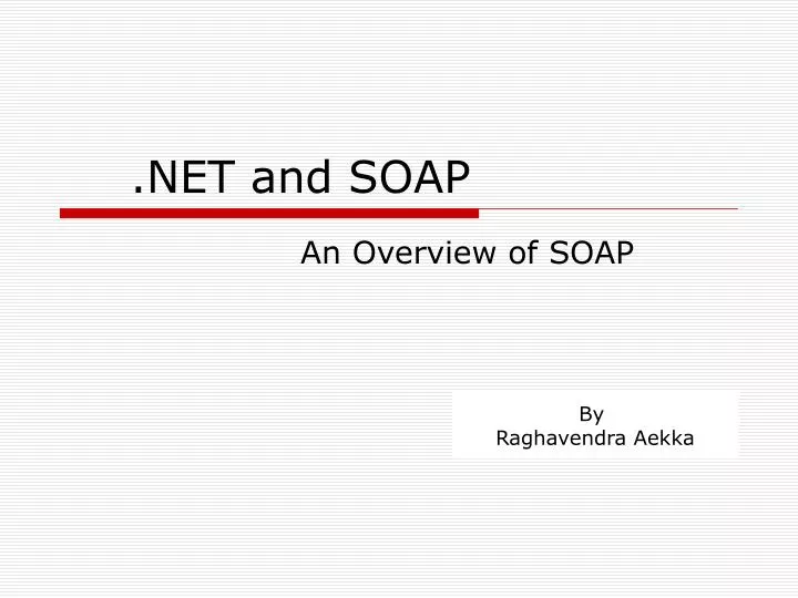 net and soap