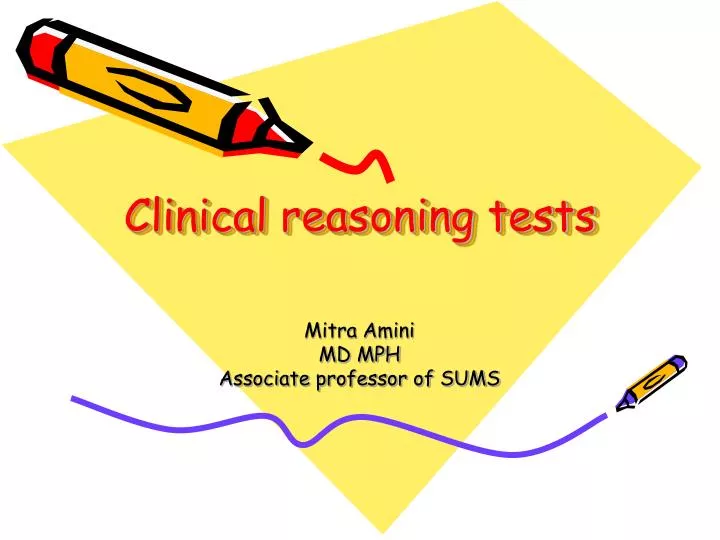 clinical reasoning tests