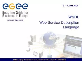 WSDL Web Service Description Language