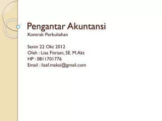 PPT - PENGANTAR AKUNTANSI PowerPoint Presentation, Free Download - ID ...