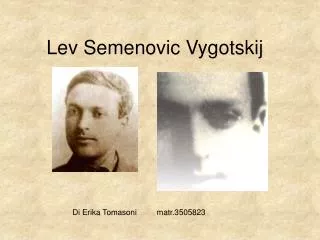 lev semenovic vygotskij
