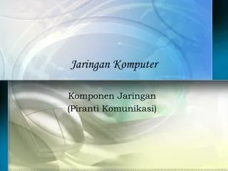 jaringan komputer