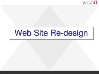 Web Site Re-design