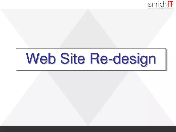 web site re design