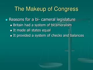 The Makeup of Congress