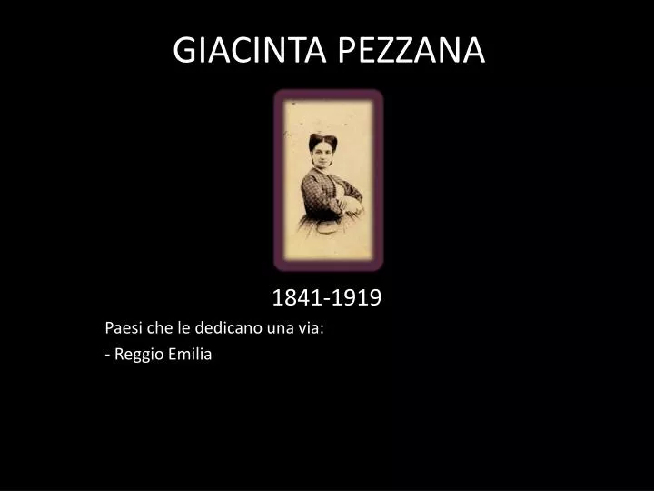 giacinta pezzana