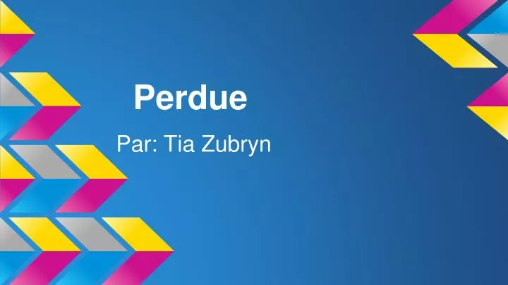 perdue